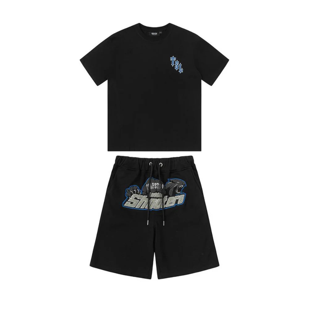 LONDON SHOOTERS BLACK SHORT SET