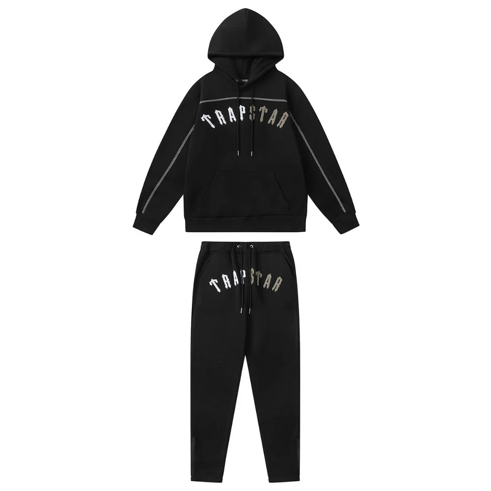 SPLIT ARCH BLACK TRACKSUIT