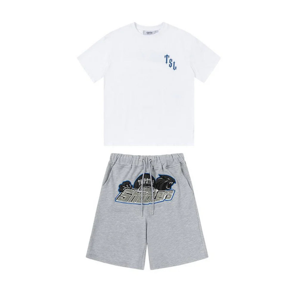 LONDON SHOOTERS WHITE SHORT SET