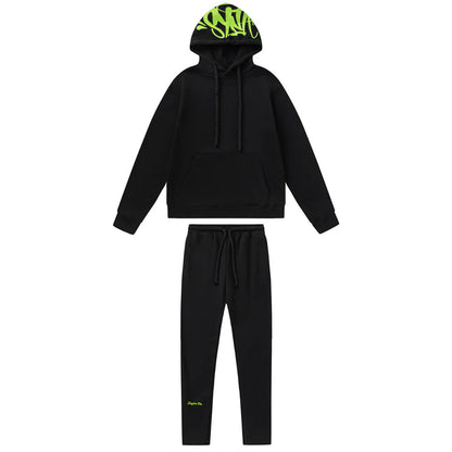 SYNA WORLD BLACK GREEN TRACKSUIT