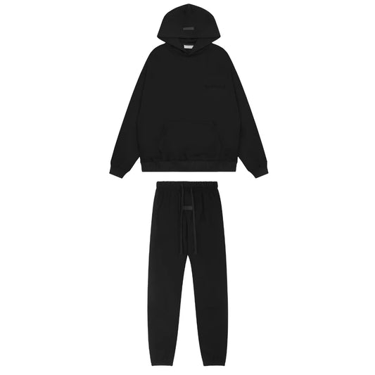 ESSENTIALS FEAR OF GOD BLACK TRACKSUIT