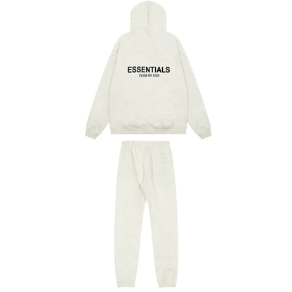 ESSENTIALS FEAR OF GOD WHITE TRACKSUIT