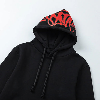 SYNA WORLD BLACK RED TRACKSUIT