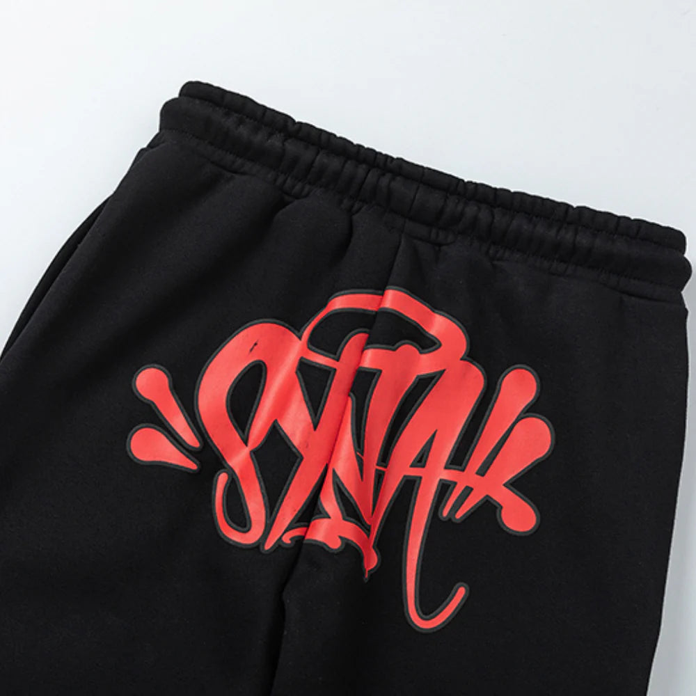 SYNA WORLD BLACK RED TRACKSUIT