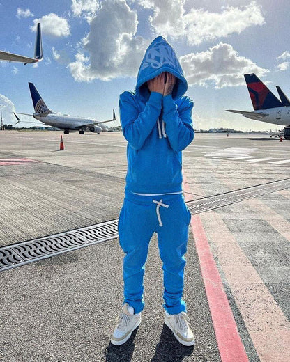 SYNA WORLD LOGO BLUE TRACKSUIT